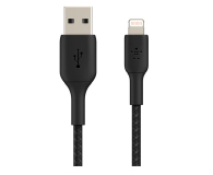BELKIN Kabel Braided USB- Lightning 2m czarne CAA002bt2MBK - 1330468 - zdjęcie 3